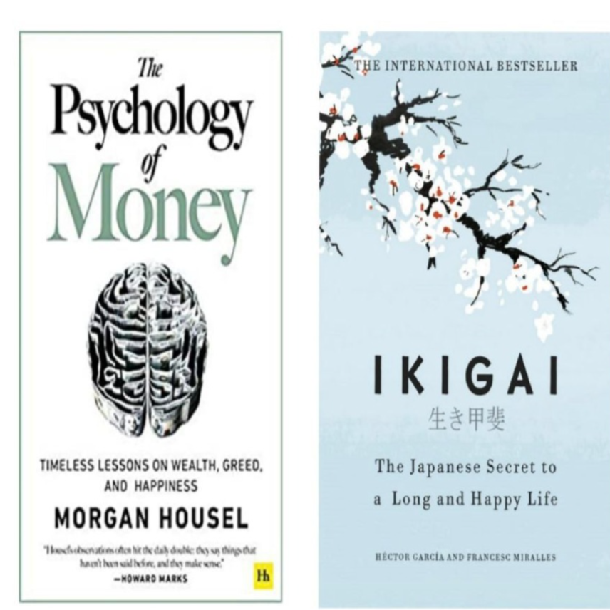 50% off on Psychology of money + Ikigai Image