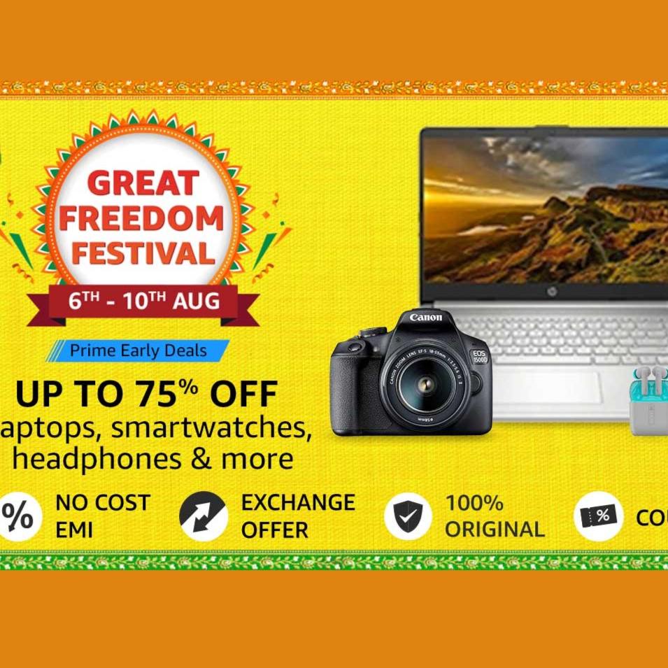 Upto 70% Off for Laptops, Smartwatches, Headphones & more Image